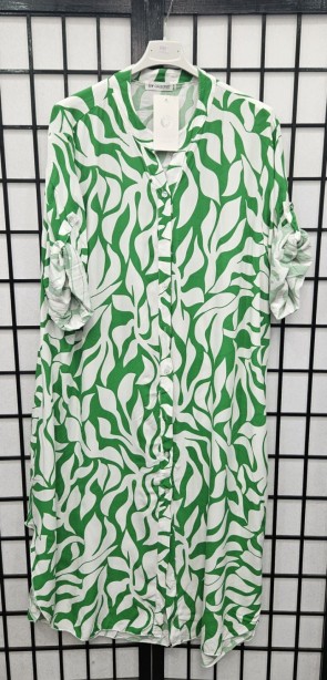 Italian Printed Button Front Shirt
